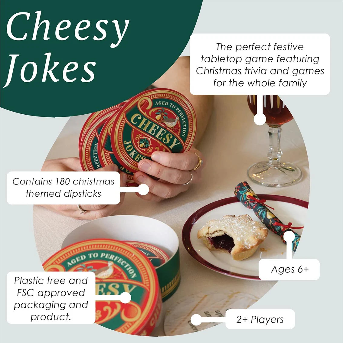 Partridge & Pear Cheesy Jokes Set By Penny Black