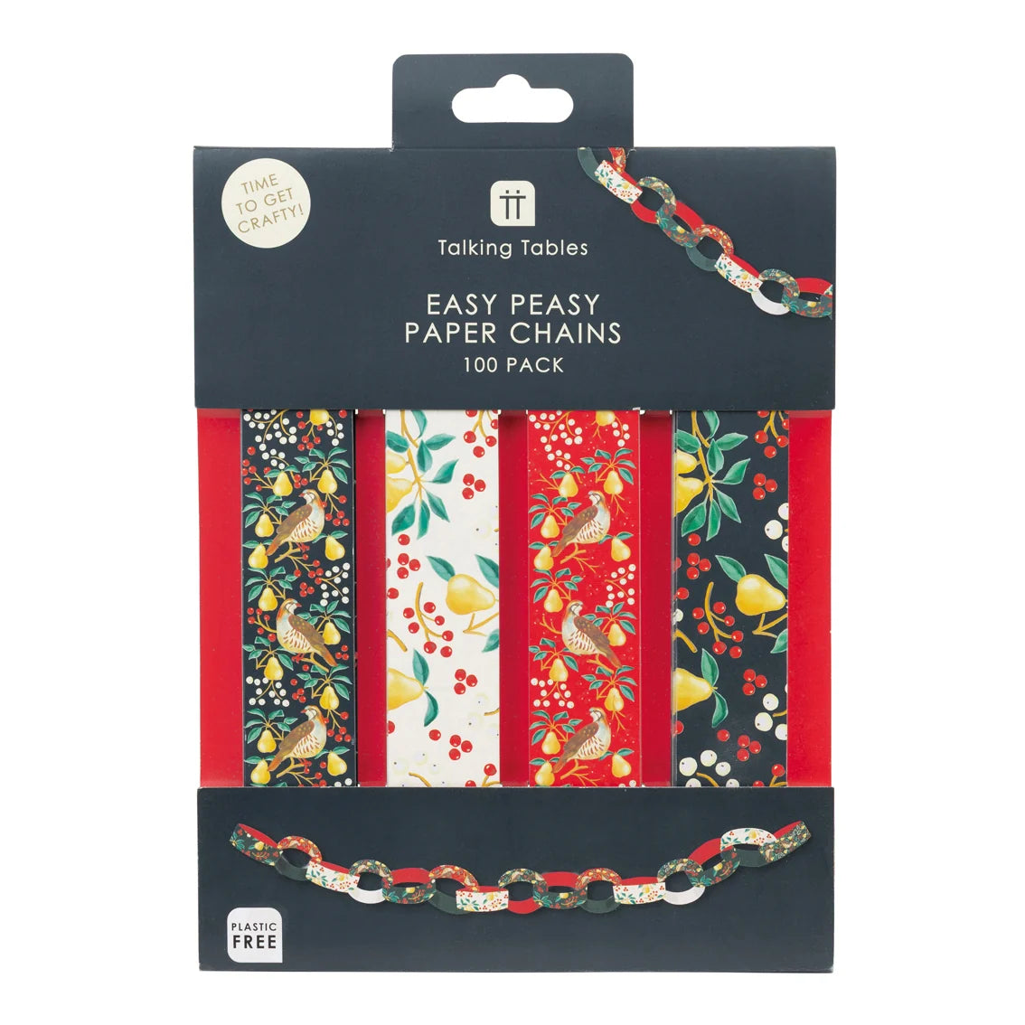 Partridge & Pear Christmas Paper Chains Kit By Penny Black
