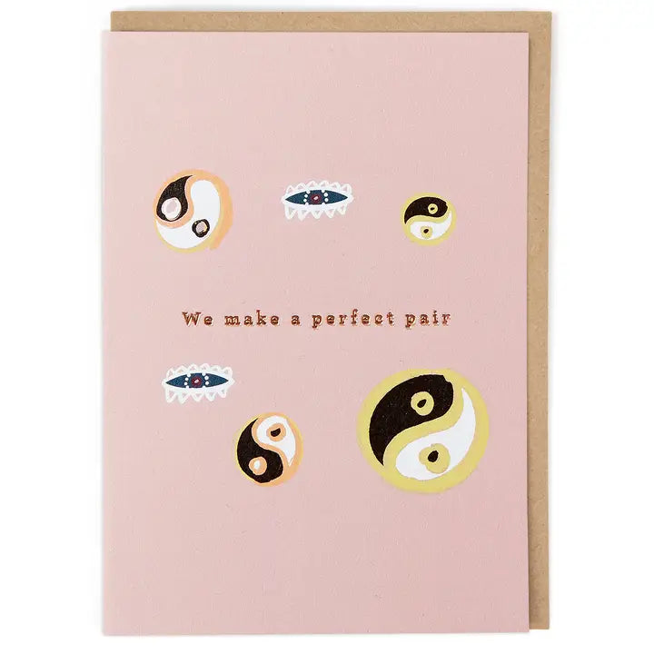 We Make a Perfect Pair Card by penny black