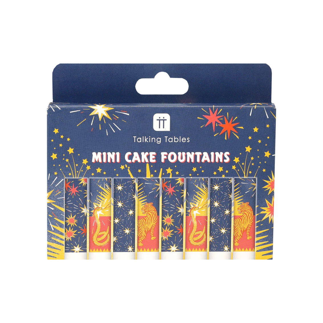 Retro Pop Mini Cake Fountain 8 Pk