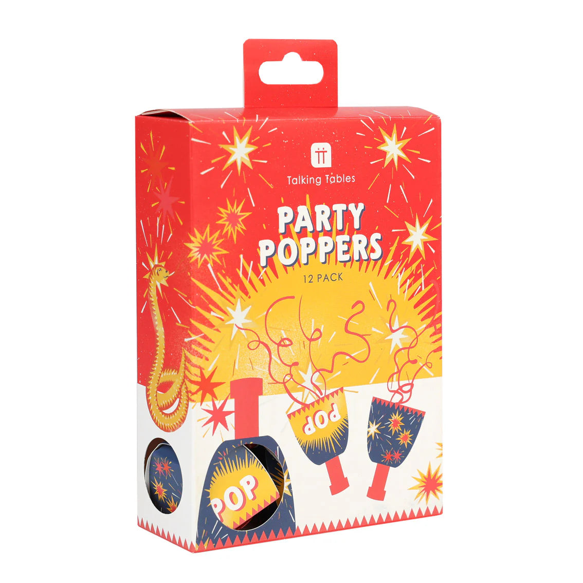 Retro Pop Party Poppers 12 Pk By Penny Black