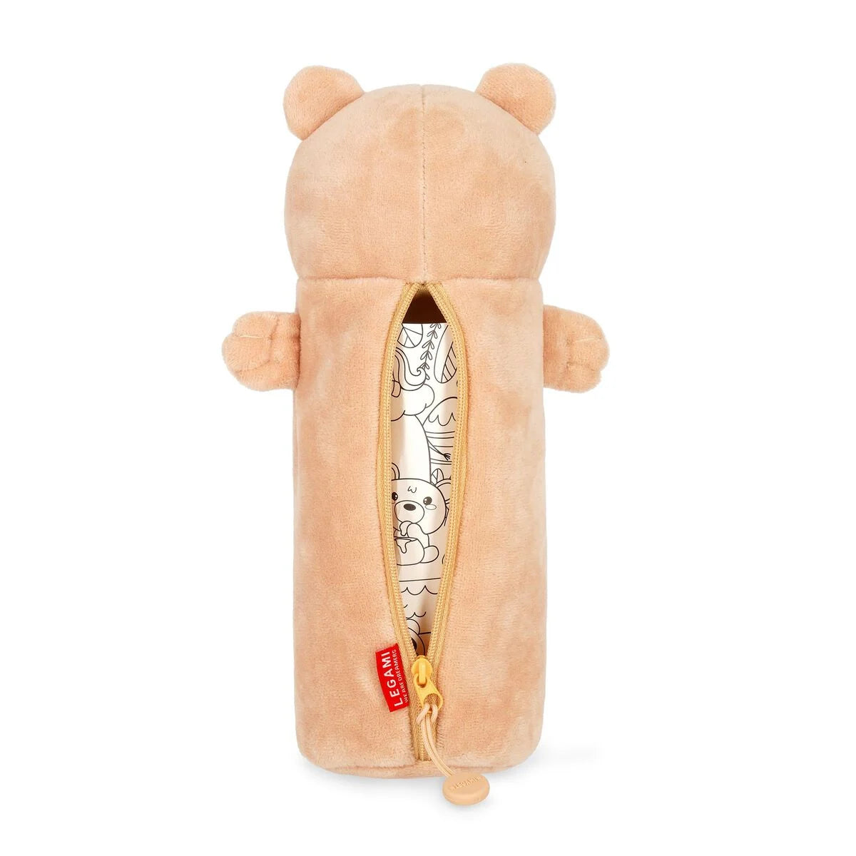 Super Soft Plush Teddy Bear Pencil Case By Penny Black
