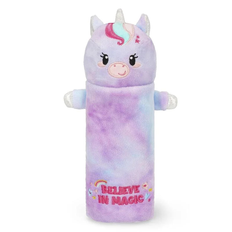 Super Soft Plush Unicorn Pencil Case By Penny Black