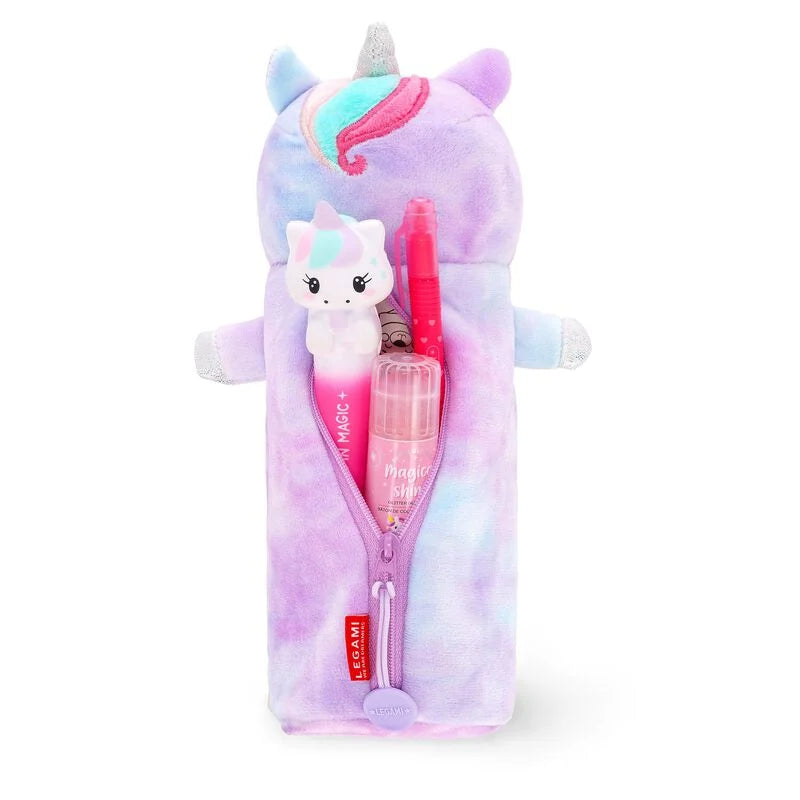 Super Soft Plush Unicorn Pencil Case By Penny Black