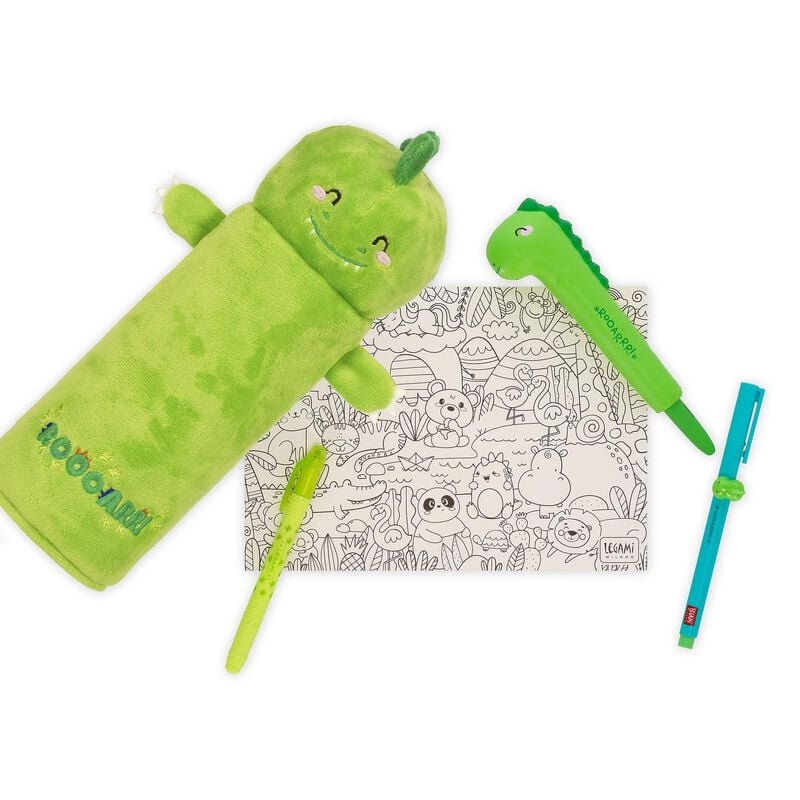 Super Soft Plush Dinosaur Pencil Case By Penny Black