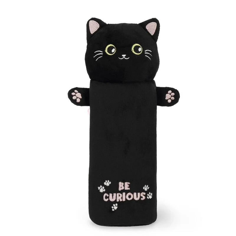 Super Soft Plush Kitty Cat Pencil Case By Penny Black