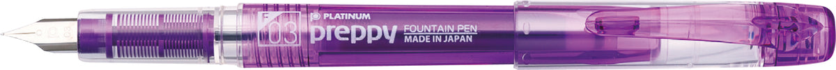 Platinum Pen Co Preppy Fountain Pen - Fine 0.3mm in purple By Penny Black