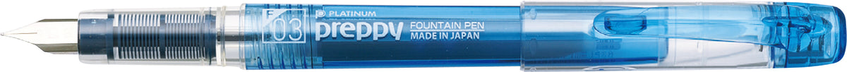 Platinum Pen Co Preppy Fountain Pen - Fine 0.3mm in light blue By Penny Black