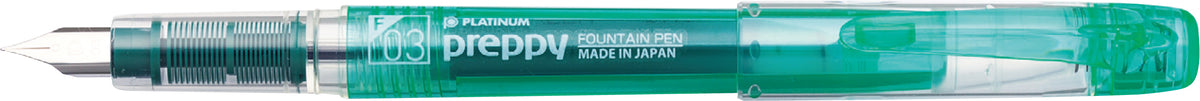 Platinum Pen Co Preppy Fountain Pen - Fine 0.3mm in green By Penny Black