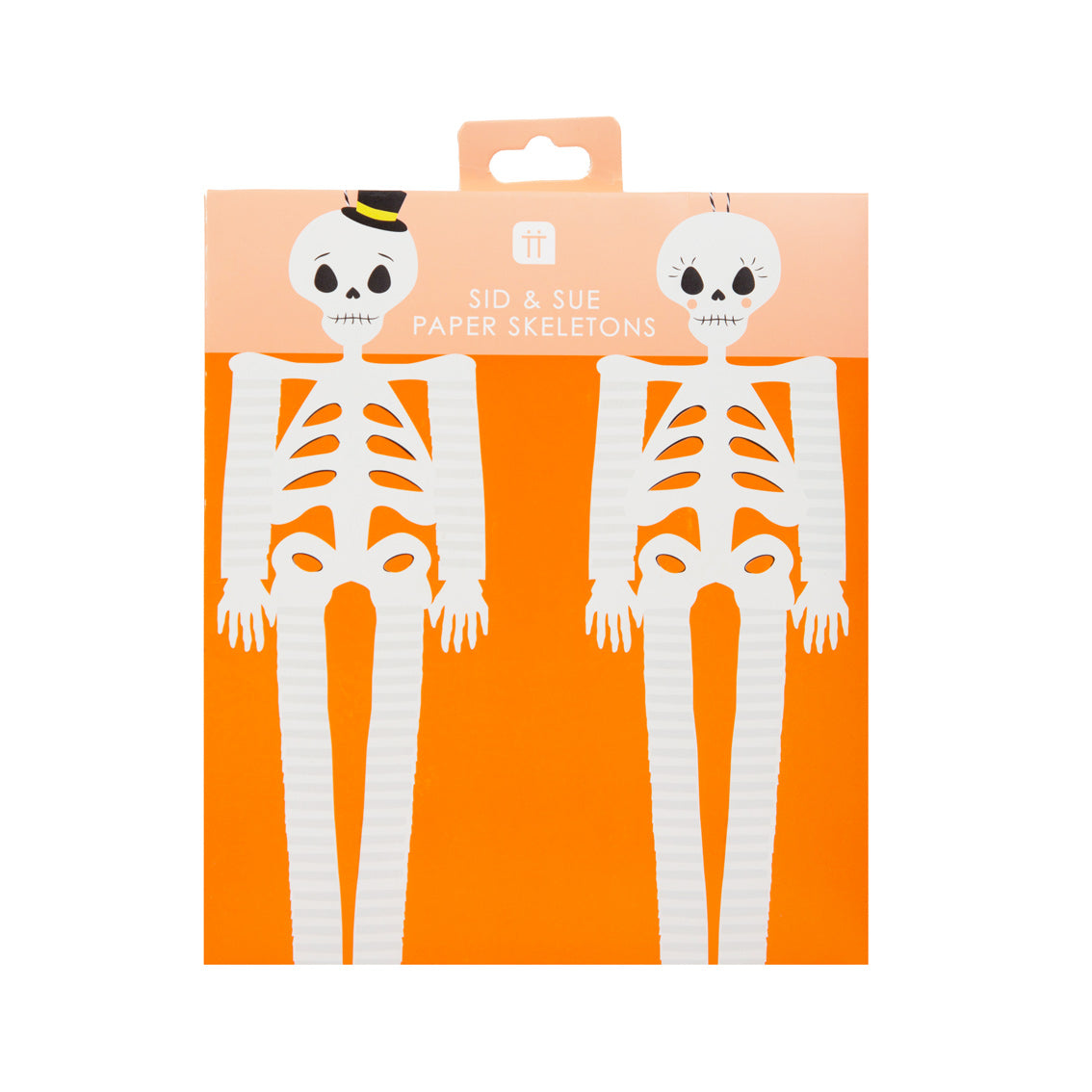 Skeletons Paper Honeycomb Halloween Decorations 2 Pk