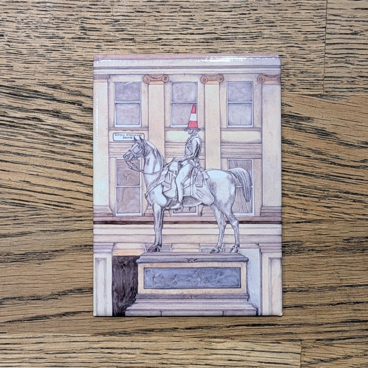 Glasgow Duke Of Wellington Fridge Magnet by penny black