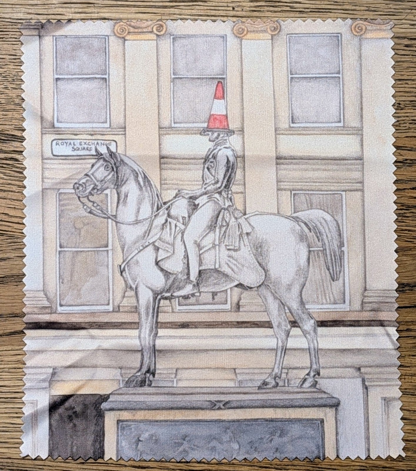 Glasgow Duke Of Wellington Lens Cleaning Cloth By Penny Black