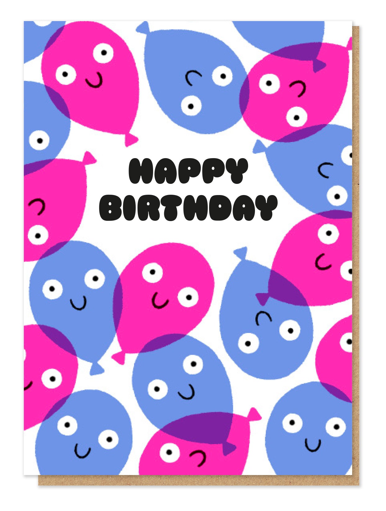 Balloon Bonanza Letterpress Birthday Card By Penny Black