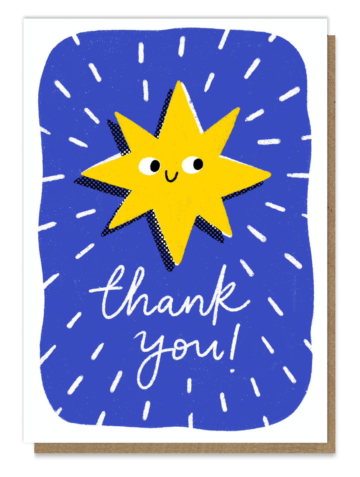 Starlight Letterpress Thank You Card By Penny Black