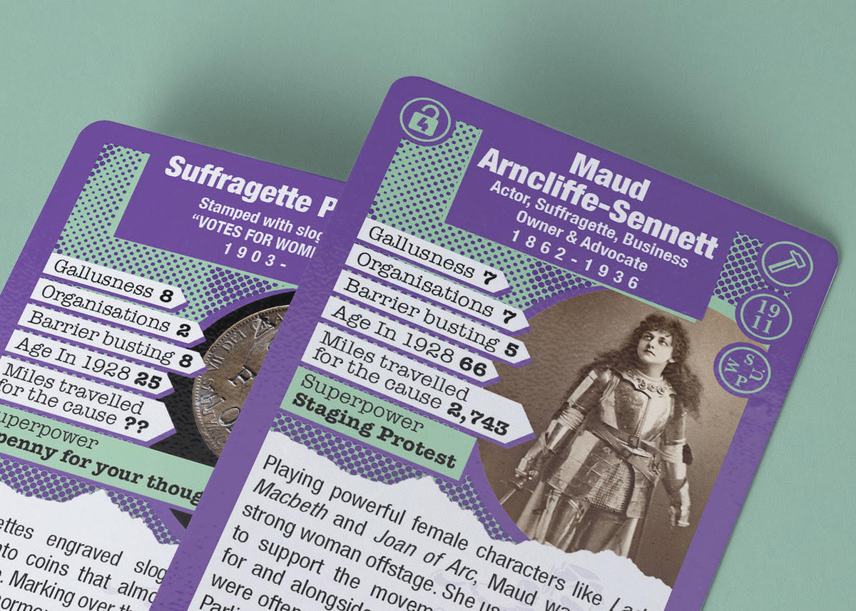 Protests & Suffragettes Scotland's Suffragettes Card Game By Penny Black