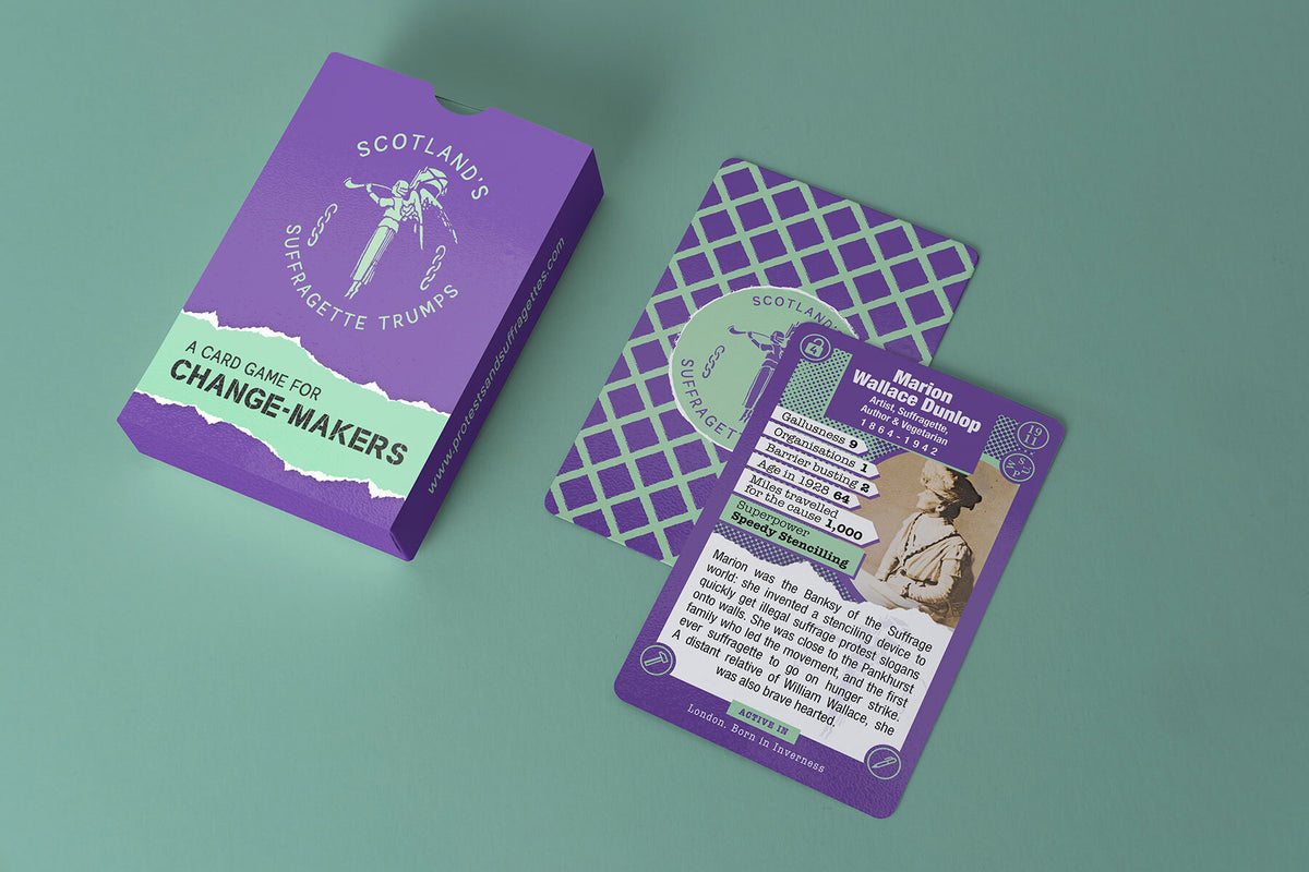 Protests & Suffragettes Scotland's Suffragettes Card Game By Penny Black