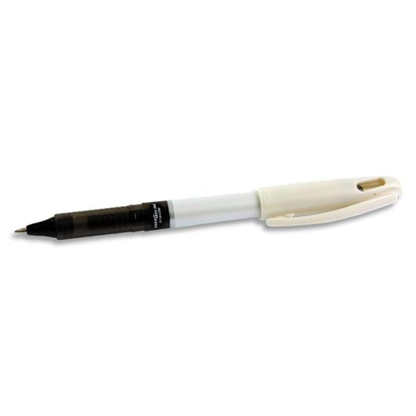 Pentel Energel Tradio 0.7mm White Gel Pen - Black Ink