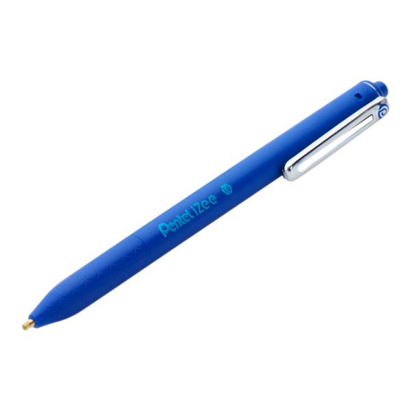 Pentel Izee 1.0mm Retractable Ballpoint Pen - blue barrel