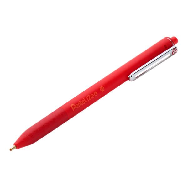 Pentel Izee 1.0mm Retractable Ballpoint Pen - red barrel