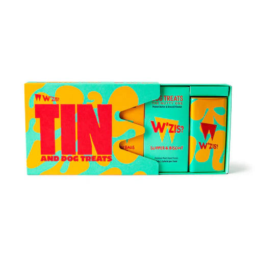 W'ZIS Dog Treats T4T Green Training Tin Gift Box By Penny Black
