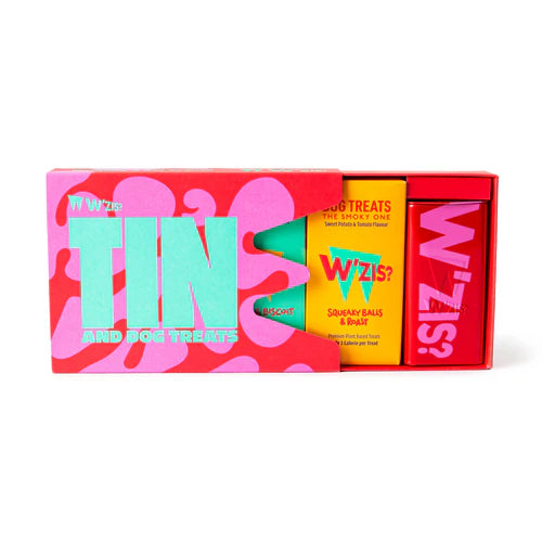 W'ZIS Dog Treats Big Red Training Tin Gift Box By Penny Black