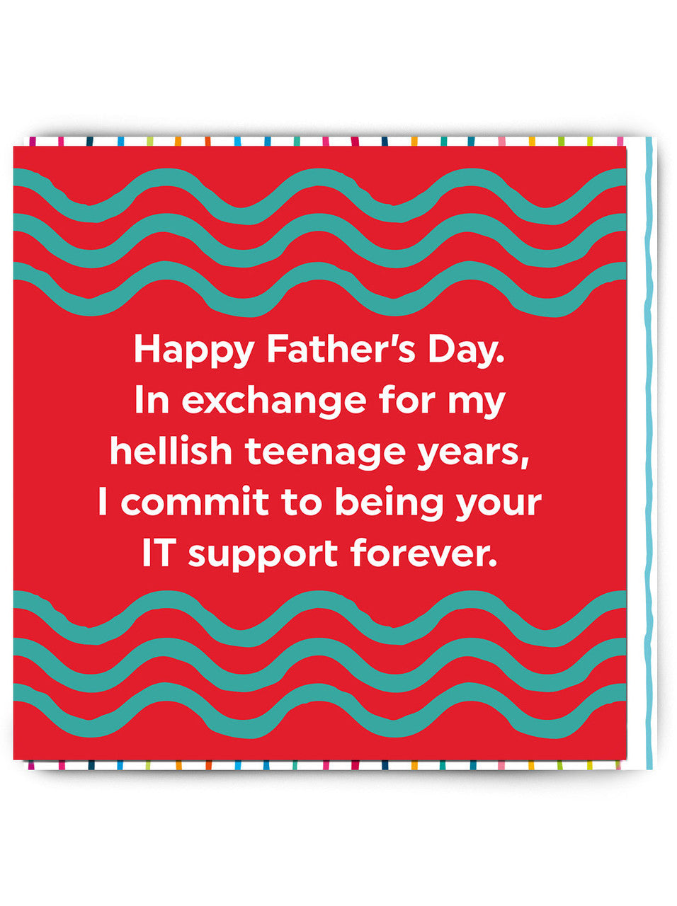 Hellish Teenage Years Funny Father's Day Card by penny black