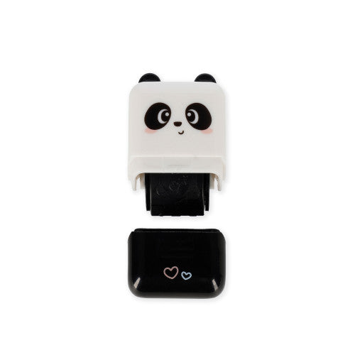Panda Black Ink Deco Roller Stamp By Penny Black