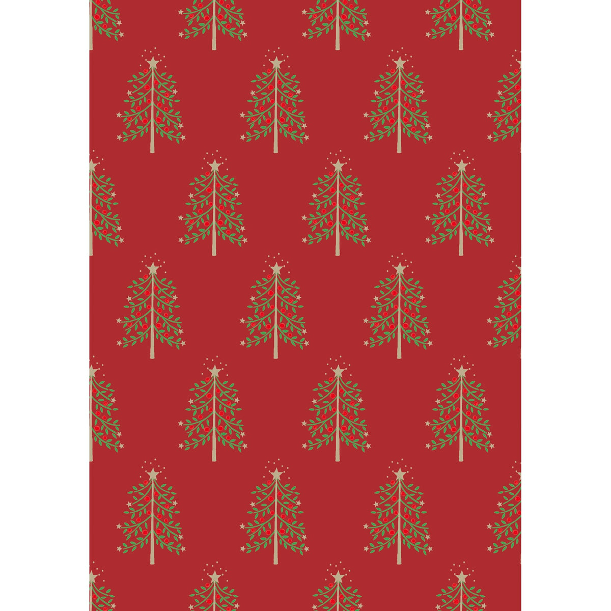 Festive Classics Christmas Gift Wrapping Paper Roll 4m - Christmas Trees design by penny black