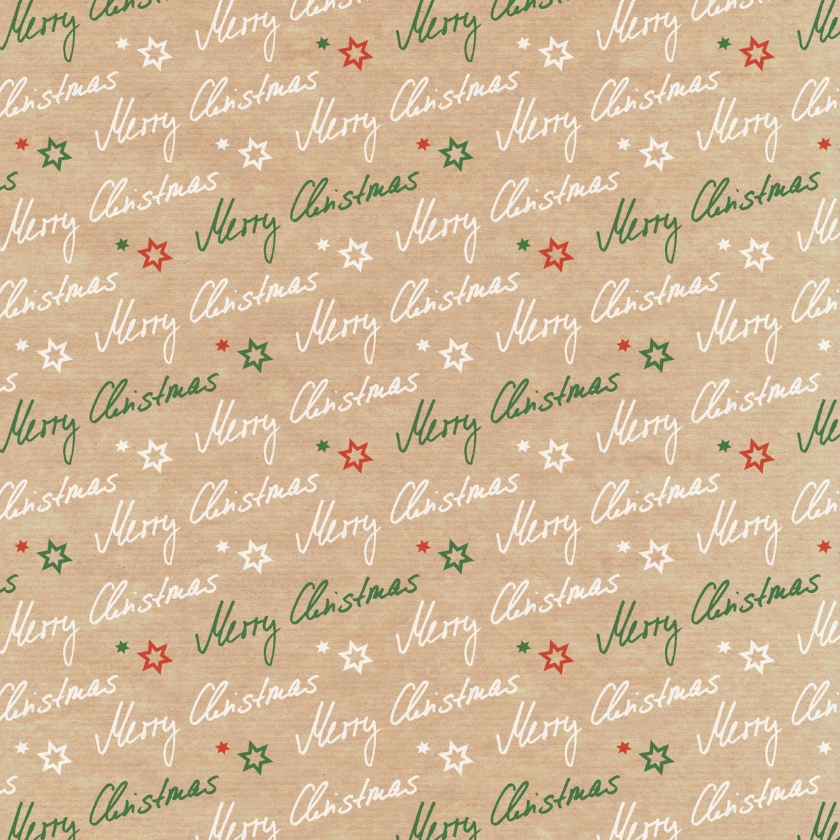 Traditional Kraft Christmas Gift Wrapping Paper Roll 4m By Penny Black