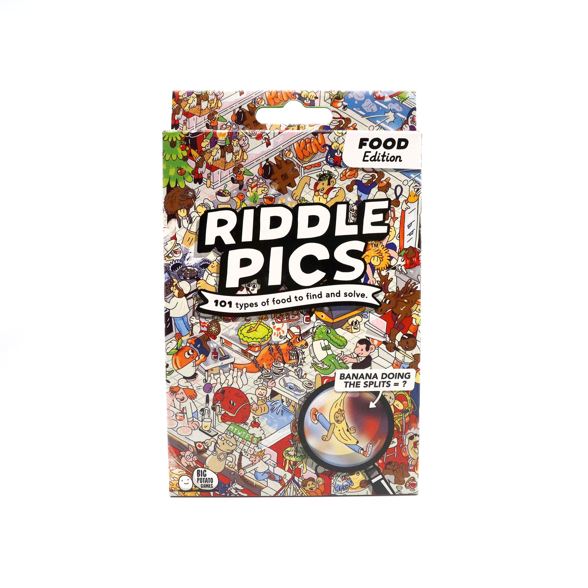 Riddle Pics - Food Edition Game in packaging by penny black