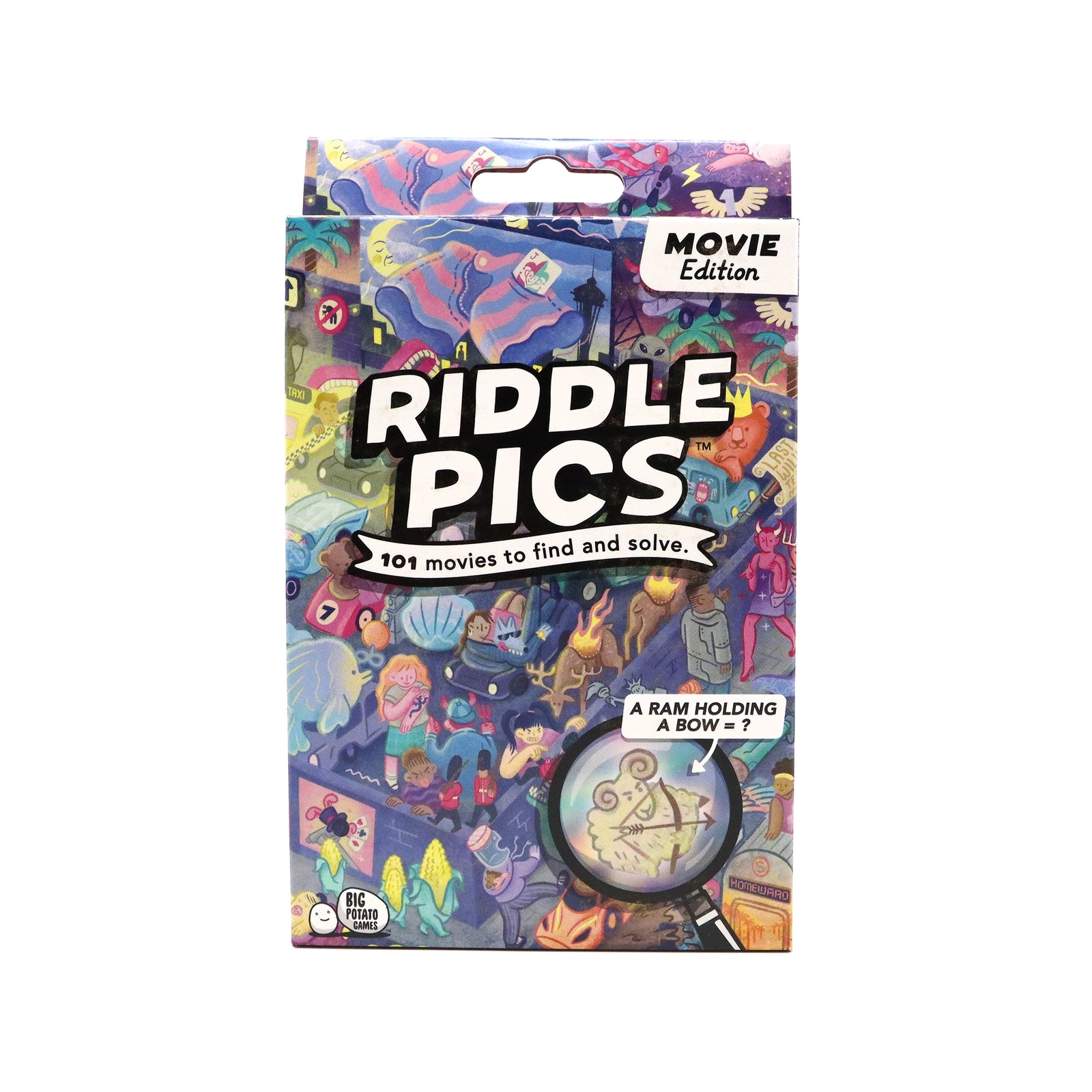 Riddle Pics - Movies Edition Game showing in packaging at penny black