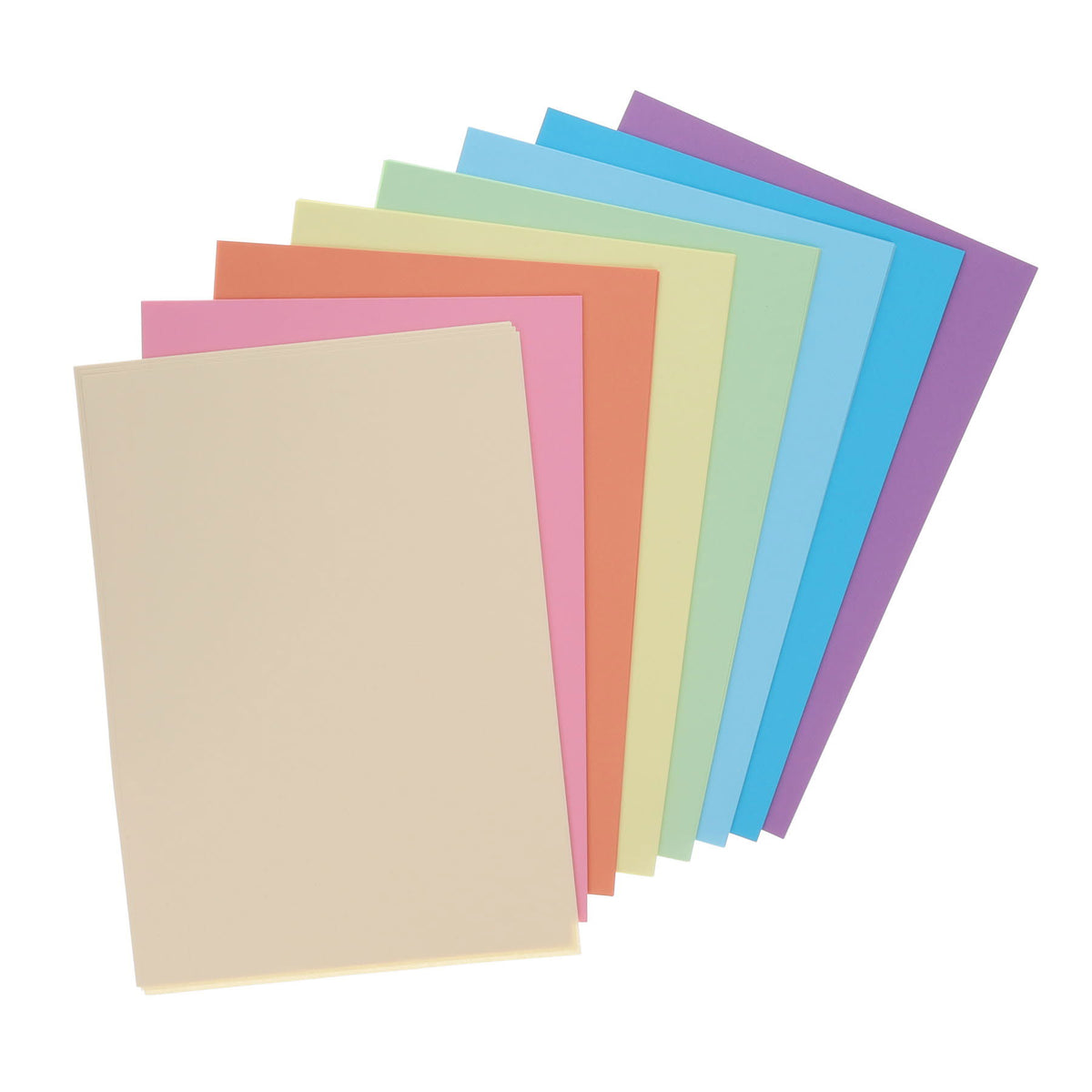 Lasercol A4 Pastel 80gsm Paper 250 sheets in 8 colours by penny black