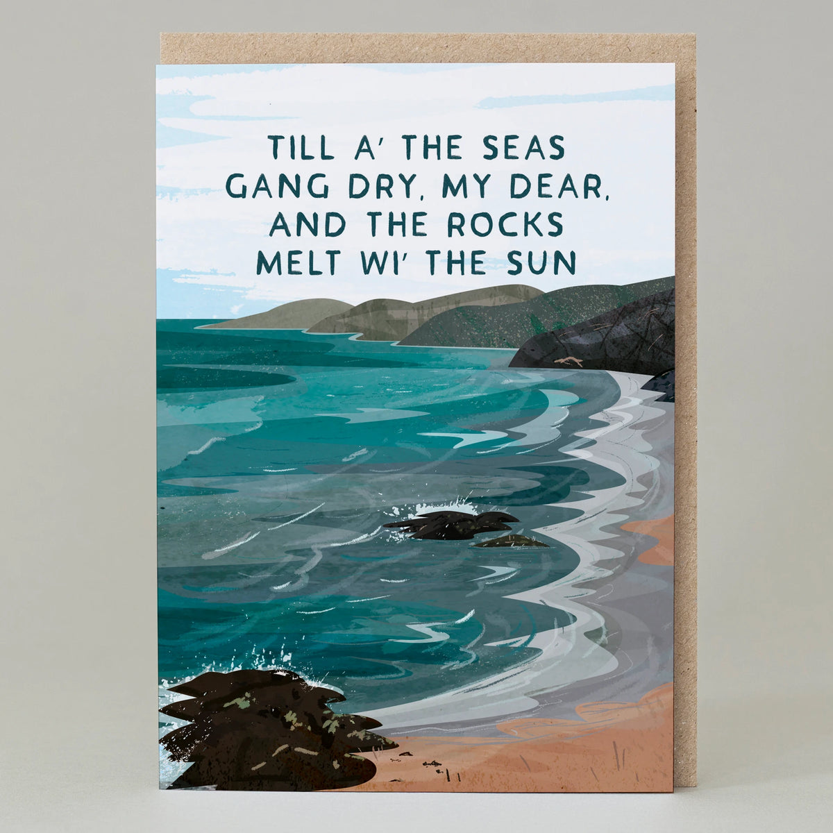 Til The Seas Gang Dry Scottish Card By Penny Black