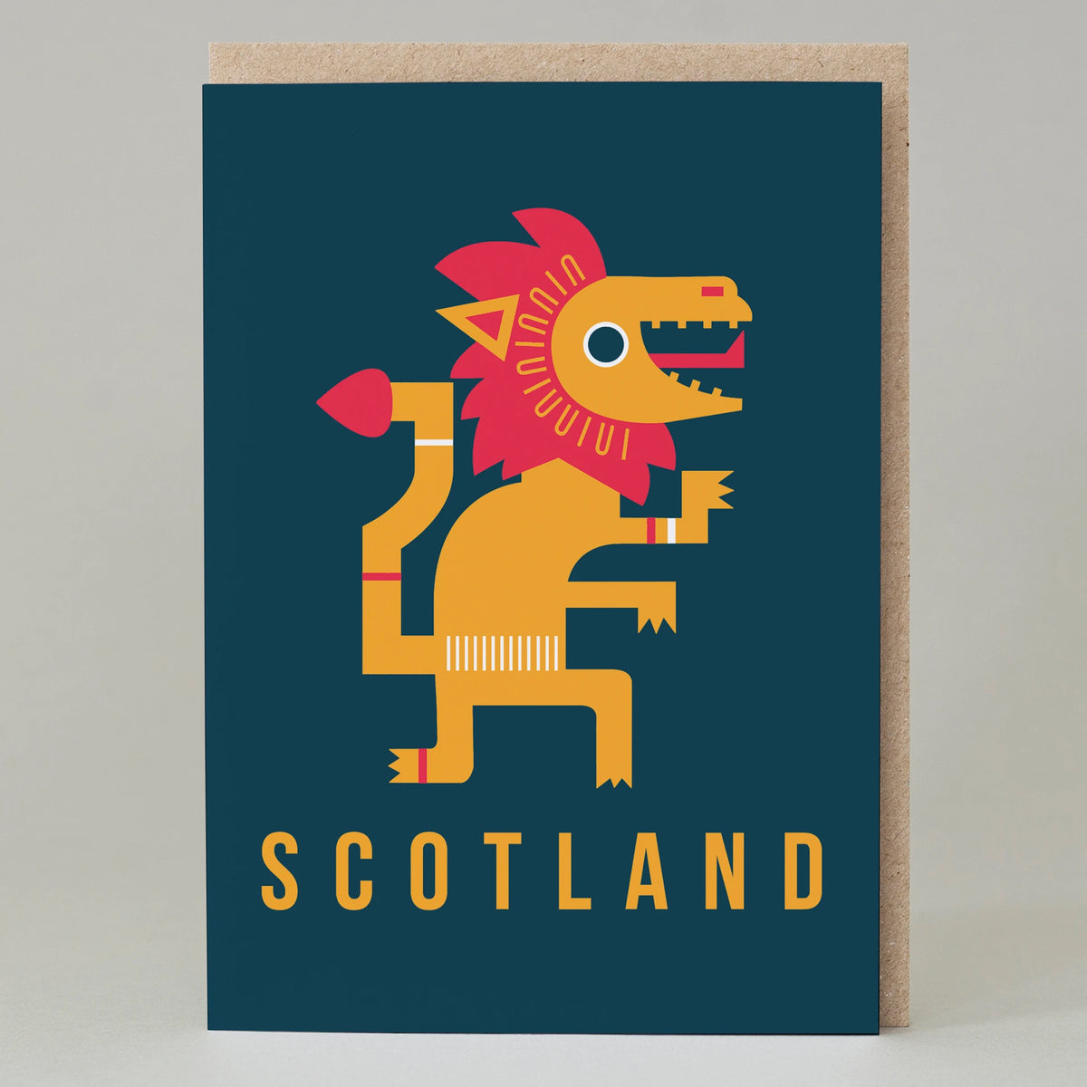 Hampden Lion Scottish Card By Penny Black