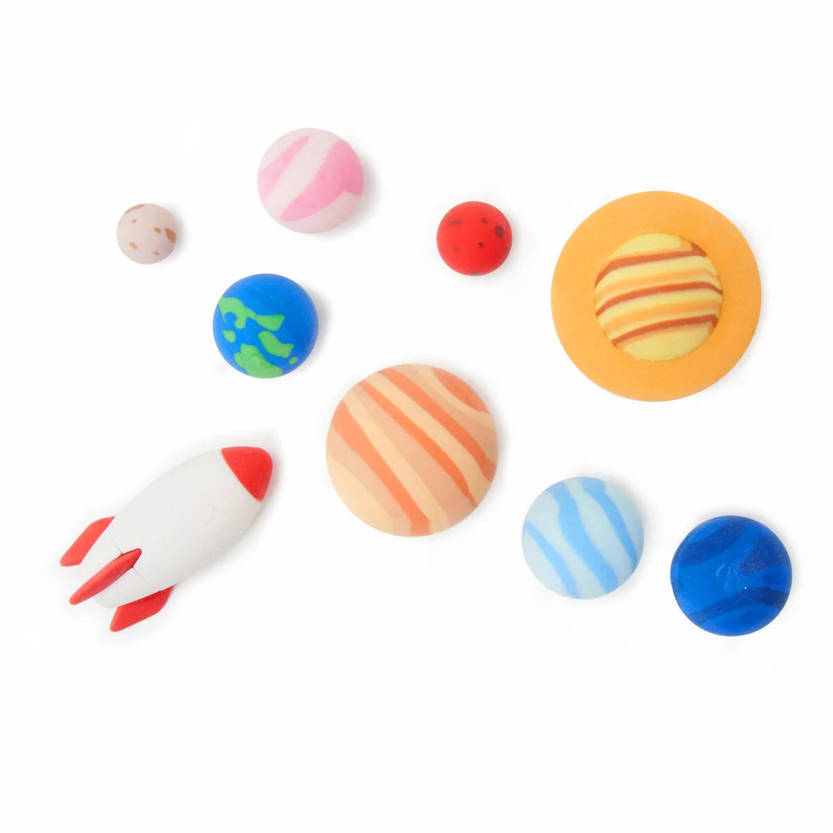 Legami Solar System Eraser Set