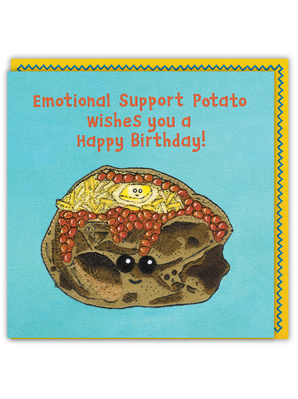 Emotional Support Potato Birthday Card From Penny Black