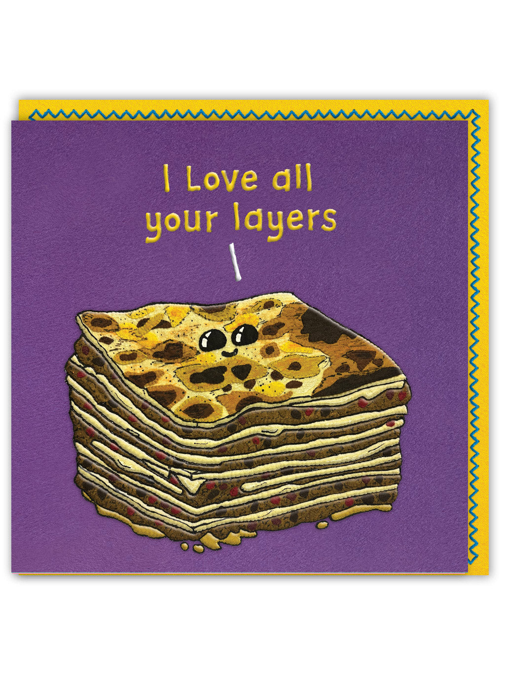I Love All Your Layers Lasagne Anniversary Card At Penny Black