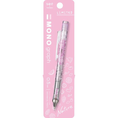 Tombow MONO Graph Nature Mechanical Pencil - Clear Pink By Penny Black