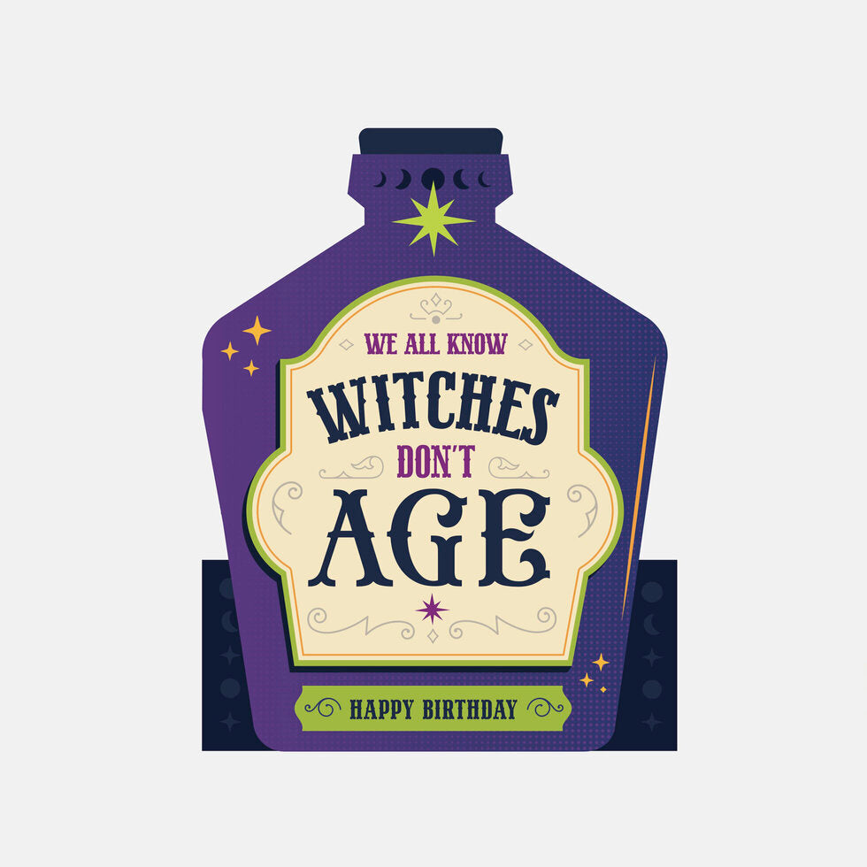 Witches Potion Die-Cut Mini Birthday Card By Penny Black
