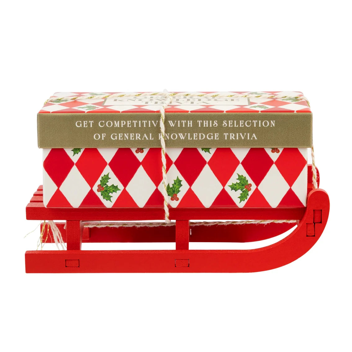 General Knowledge Trivia Christmas Mini Sleigh Game By Penny Black