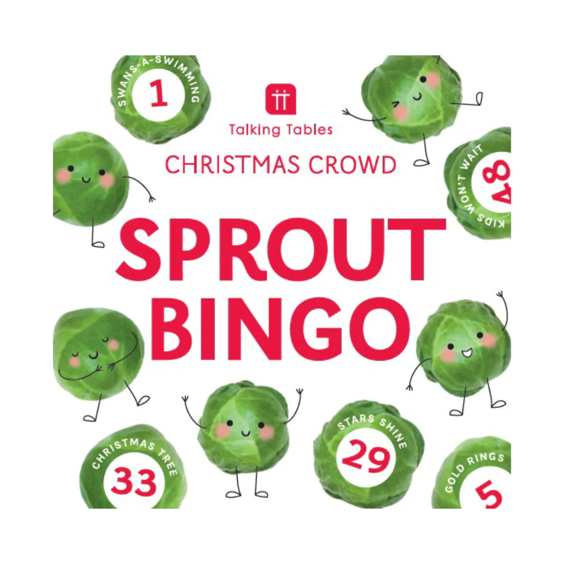 Christmas Sprout Bingo Game By Penny Black