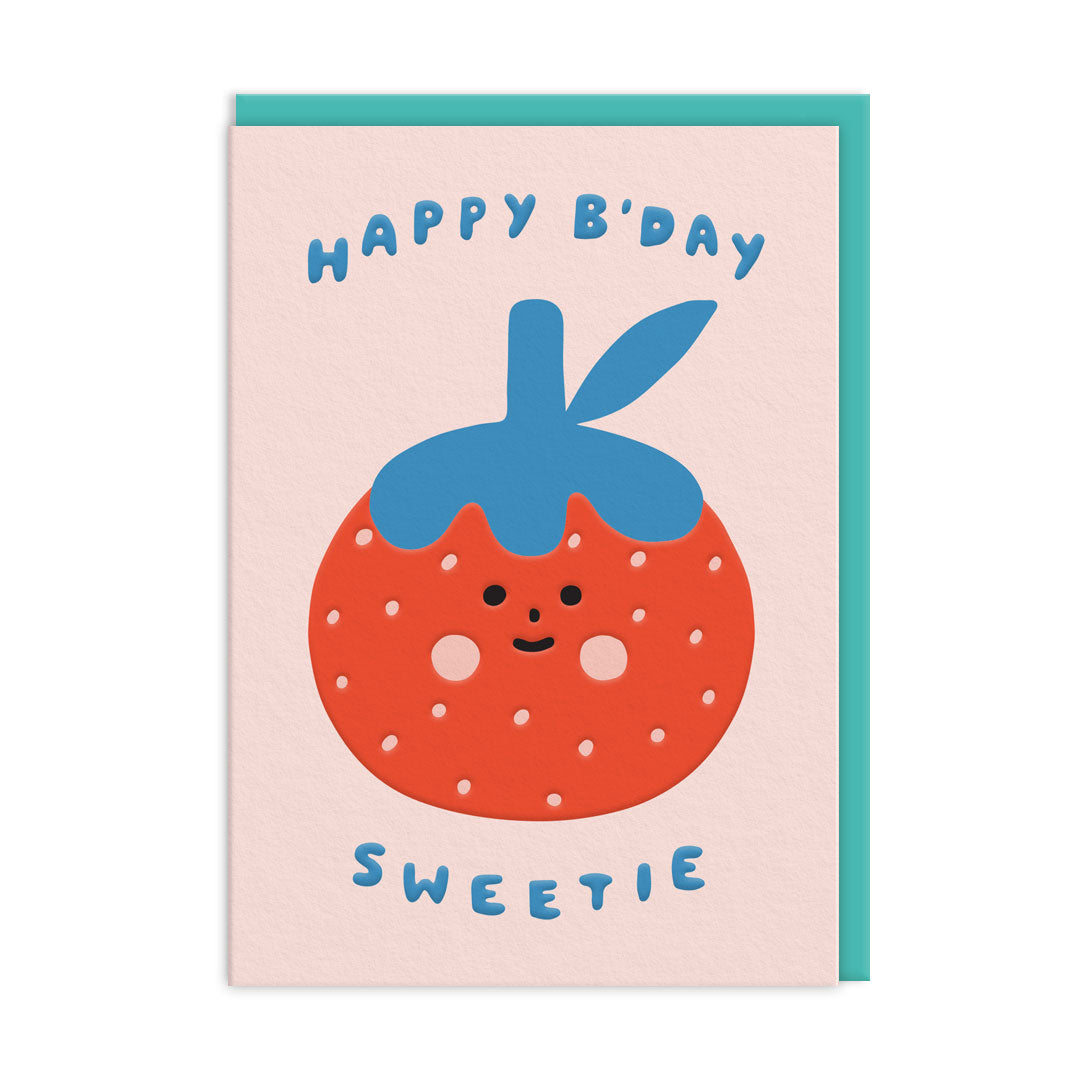 Happy BDay Sweetie Strawberry Birthday Card By Penny Black