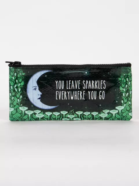 You Leave Sparkles Everywhere Pencil Case by penny black