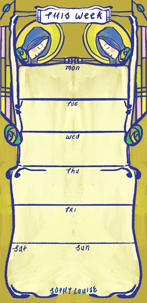 This Week Stained Glass List Notepad by penny black