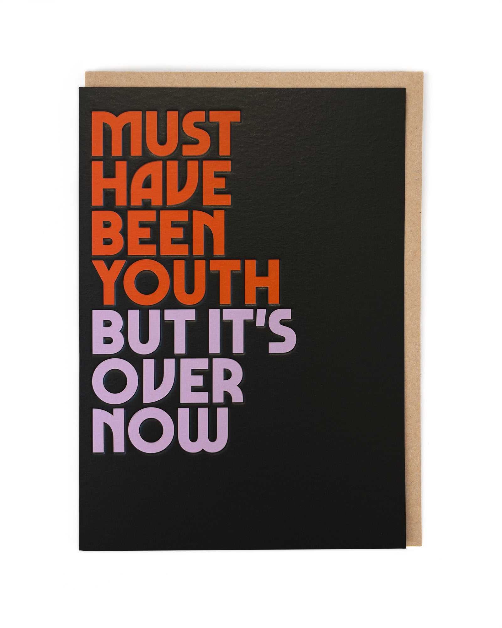 Must Have Been Youth Funny Music Birthday Card by penny black
