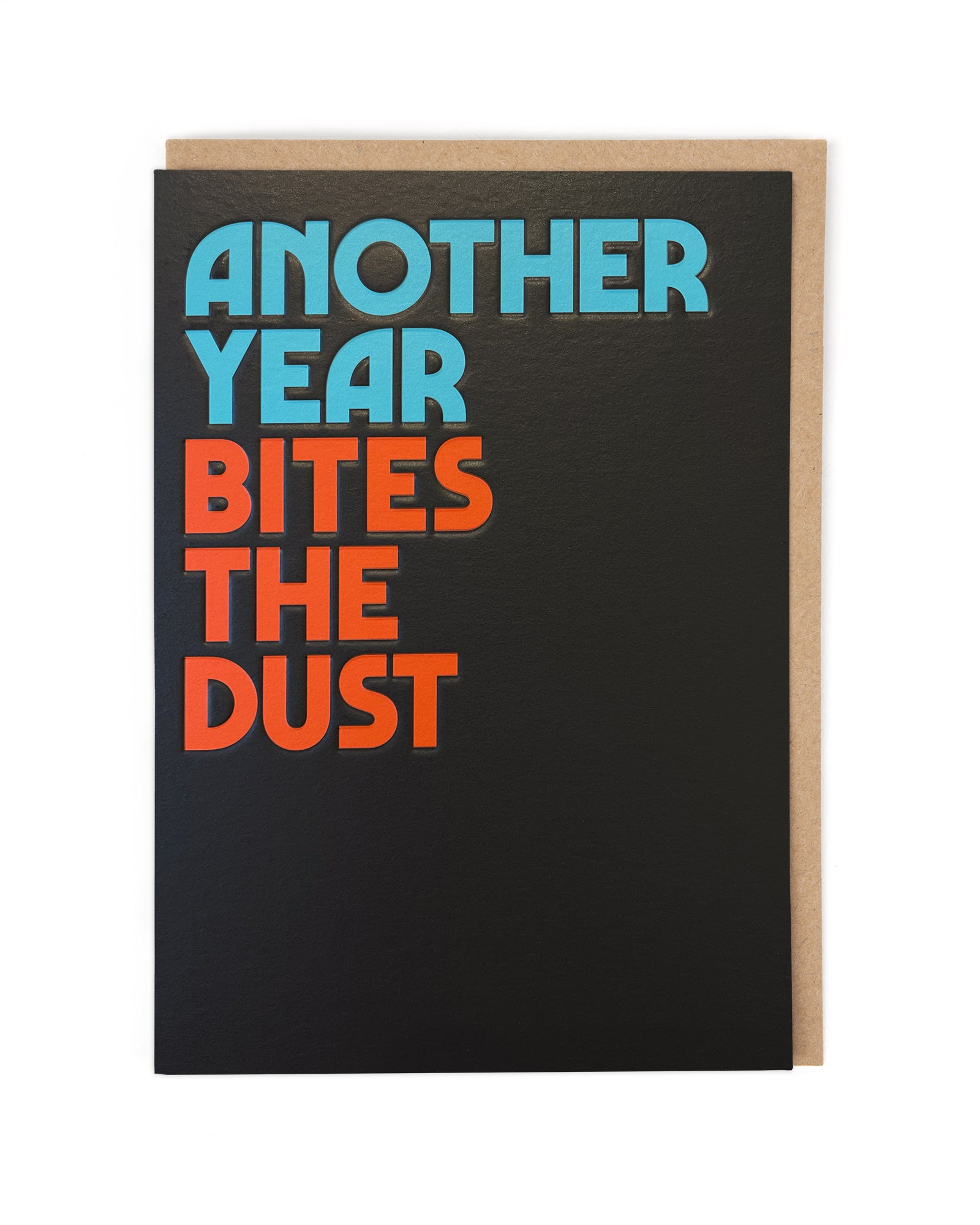 Another Year Bites The Dust Funny Music Birthday Card by penny black