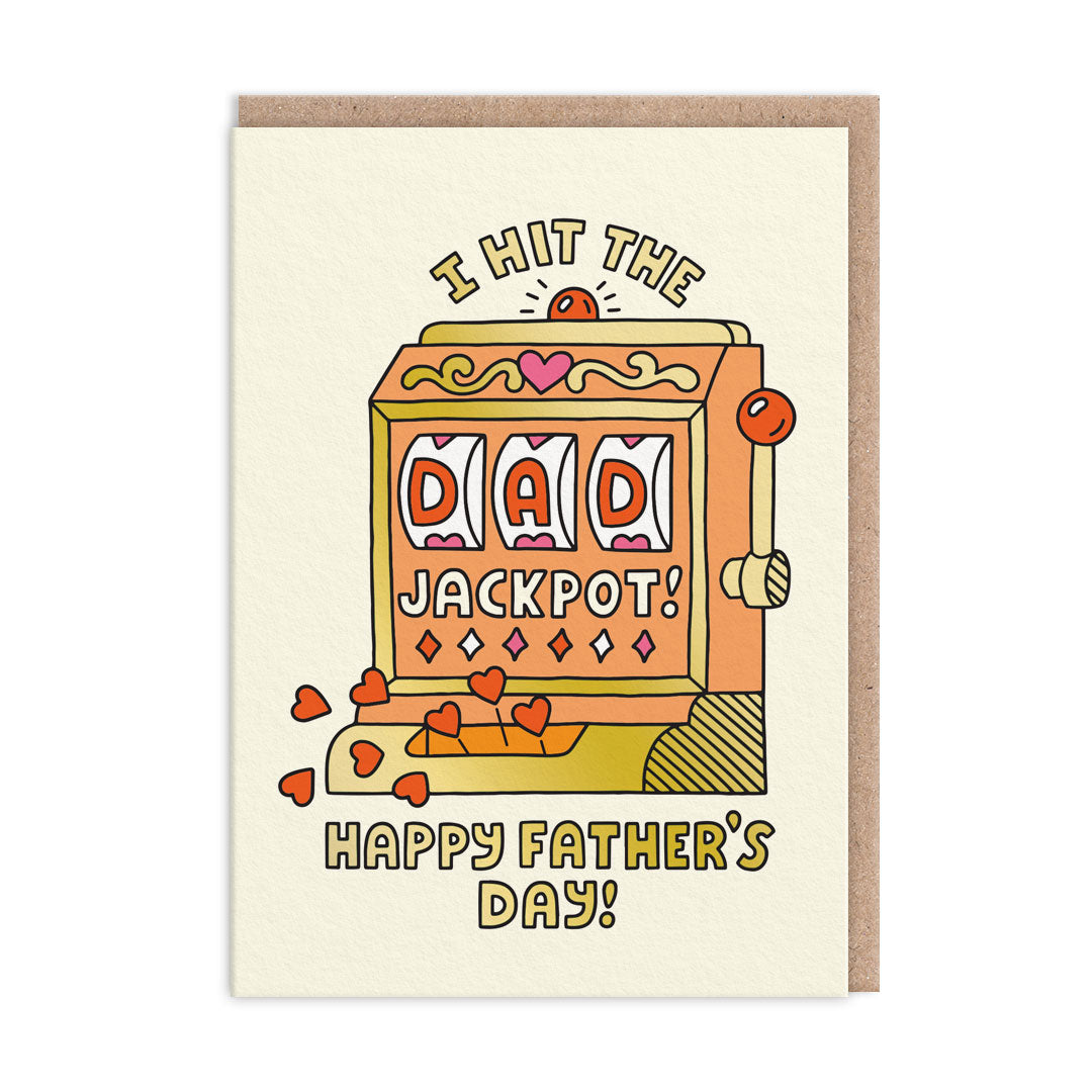 Hit The Dad Jackpot Father's Day Card By Penny Black