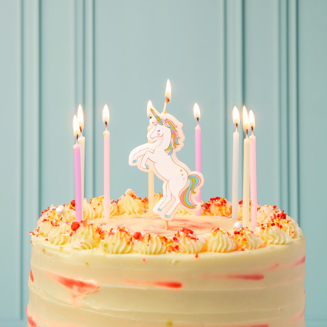 Unicorn Party Candle