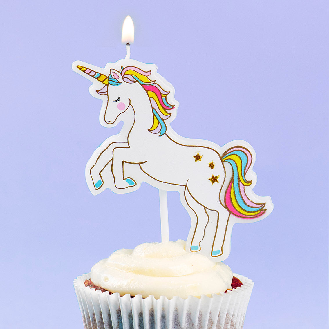 Unicorn Party Candle