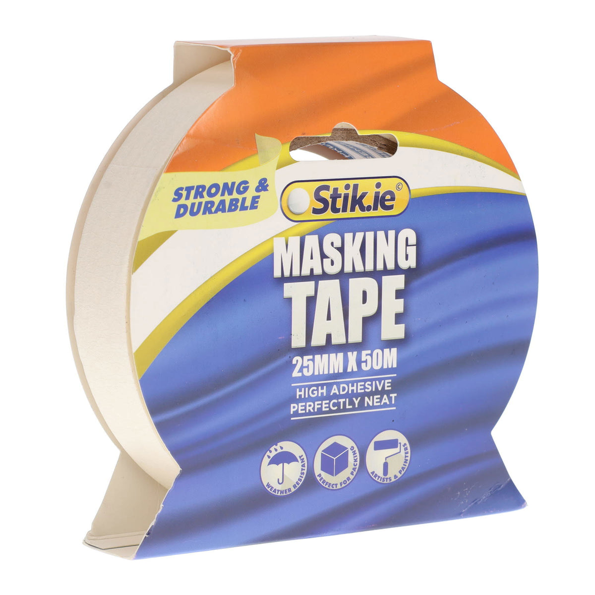 Masking Tape 2.5cm x 50mm in packaging by penny black
